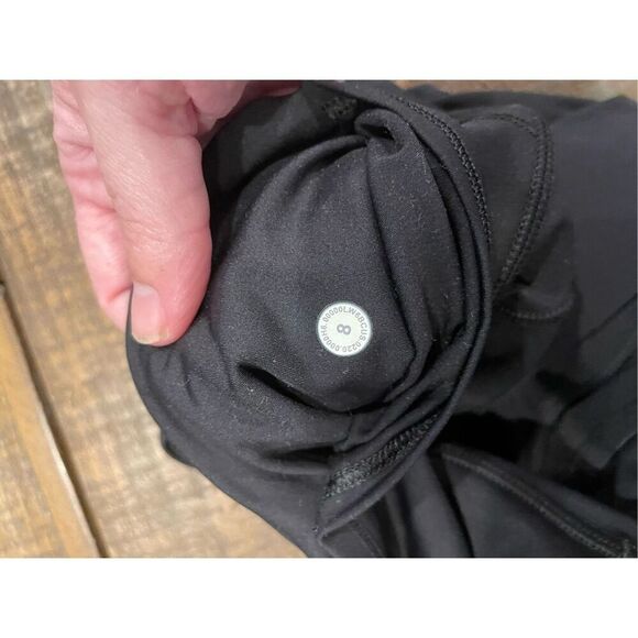 Lululemon Fast/Free Crop II 19" Black Size 8 - Picture 11 of 11